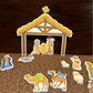 Quiet Nativity Set (a Christmas bath toy!)
