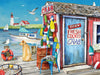 Heritage Puzzle Crab Shack - 550 Pieces Coastal Theme Jigsaw Puzzles For Adults By Barb Tourtillotte - Size 24'X18' – Relaxing Shoreline Scene - Made In U.S.A.