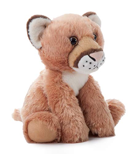 The Petting Zoo Mountain Lion Stuffed Animal, Gifts For Kids, Wild Onez Zoo Animals, Mountain Lion Plush Toy 9 Inches