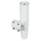 Lees Clamp-On Rod Holder - White Aluminum - Horizontal Mount - Fits 1.660 O.D. Pipe