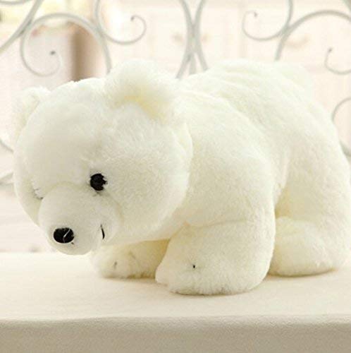 CLICK4DEAL Cute Polar Bear Stuffed Soft Toy for Kids (WhitePoller.Bear25 cm) Lovely Teddy