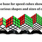 Goodcube Cube Stand Plastic Speed Cube Holder - Black Cube Base - 5Pcs