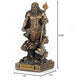 Veronese Design 3 3/8 Inch Poseidon The Greek God Of The Sea Resin Miniature Bronze Finish Figurine
