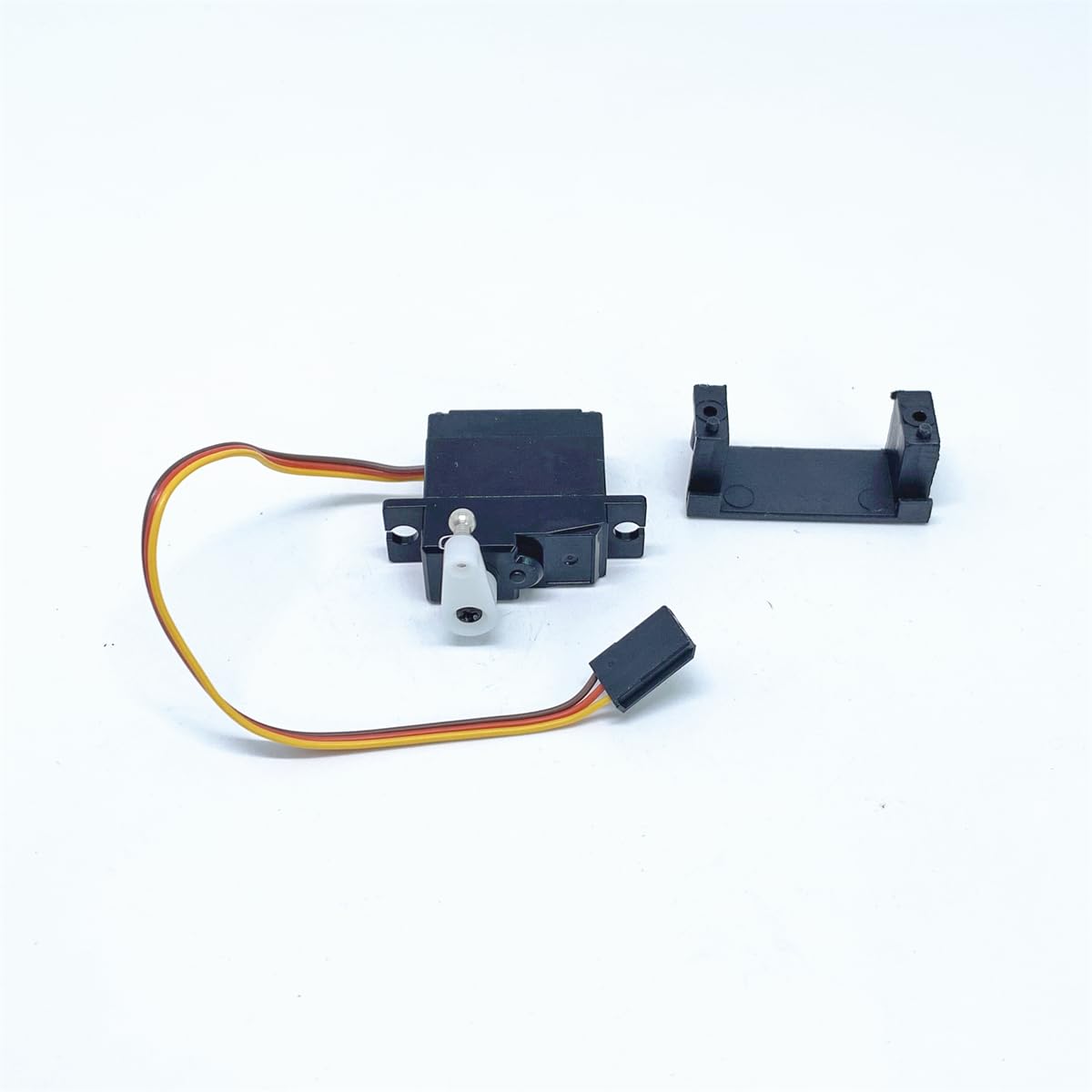 KingVal Replacement Steering Gear Servo with Servo Mount RC Parts Compatible with WLtoys 124016 124017 144010 RC Car