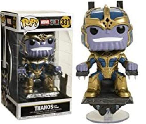 Funko POP! Deluxe Thanos on Throne - Marvel Studios Collectible Figure, Multicolour, Model 124219, Plastic Material