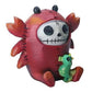 Summit Collection Furrybones Scuttle Signature Skeleton In Lobster Costume With Sea Horse