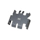 KYX Racing Stainless Steel Chassis Protective Plate Skid Plate Guard Chassis Guard Board Front Rear Axle Guard Plate Upgrades Ac