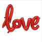 Shopping Time Red Love Letter Foil Balloon  16 Inch