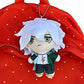 Groydbna Anime Plush Doll Cosplay Plushie Figure Cute Stuffed Keychain,(Nagito Komaeda)