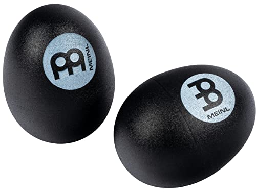 Meinl Percussion Es2-Bk Set Of Two Plastic Egg Shakers, Black