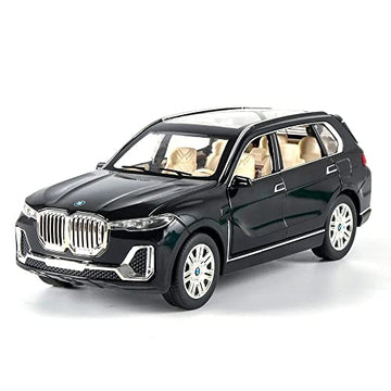 Adlon Car 4 Wheel Drive Metal Car Pull Back with Open Doors, Engine Cover, Front and Rear Light & Music Great Gift for Boys and 