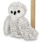 Bearington Owlfred Plush Stuffed Animal White Snowy Owl, 11 Inches