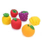 Ratnas Squeezy Toys Fruit 6 pcs Pack for Infants. The Sweet Musical Sound of the Squeezy Toy Makes Kids Happy and Makes Their C