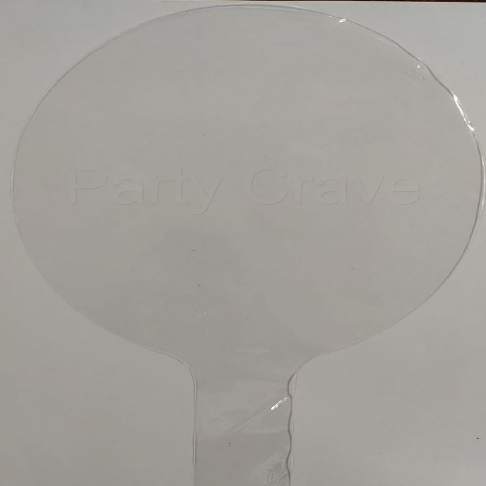 Party Crave 1Piece 20 Inch Transparent Latex Bobo Balloon | Decoration Items For Birthday/Wedding/Event/Theme Party (1pc Pack