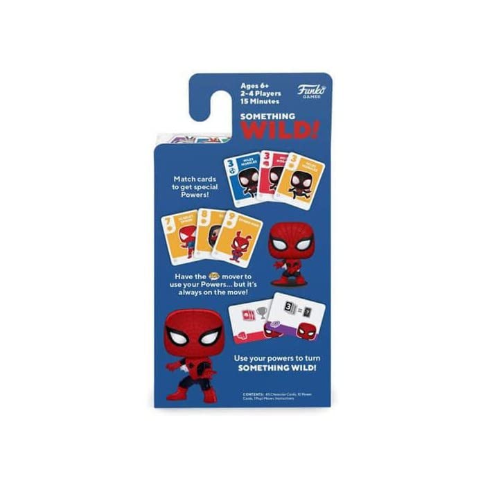Funko Something Wild! Marvel Spider-Man With Pocket Pop! Card Game For 2-4 Players Ages 6 And Up