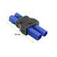 Laisomeke EC5 Male Plug Connector to EC3 Female Plug Connector Adapter for RC Lipo Battery EC3 to EC5 Adapter(2Pack)
