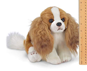 Bearington Sadie Cavalier King Charles Spaniel Plush Stuffed Animal Puppy Dog, 13 Inch