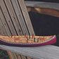 Outside Inside Hand Painted Tin Boat Cribbage Board - Multi Color, One Size, Model 99886, Resin Material