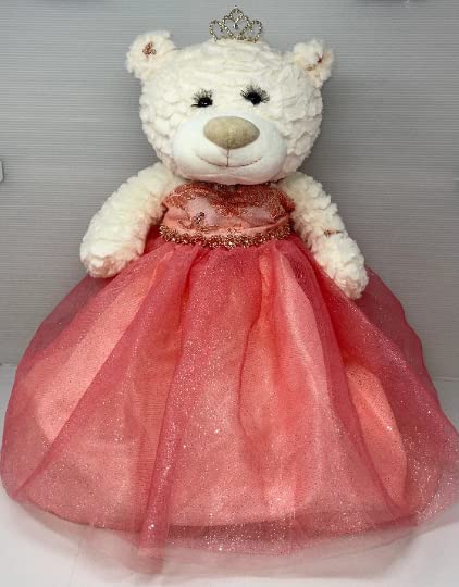 Kinnex Collections Since 1997 20' Quince Anos Quinceanera Last Doll Teddy Bear With Dress (Centerpiece) ~ Arc16831-20 (Flamingo)