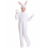 XSDZSWQY Kids Easter Bunny Costume White Rabbit Animal Plush Set Onesie for Child Christmas Halloween Cosplay Onepiece. (White,