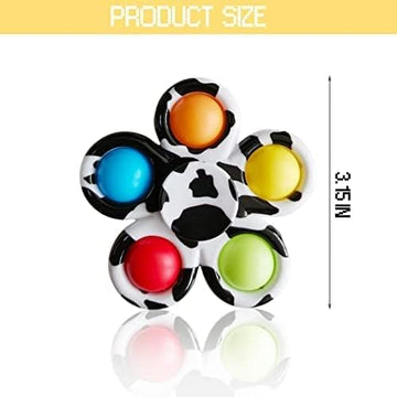 20 Pcs Pop Bubble Fidget Spinners For Party Favors, Hand Fidget Bulk Toys For Classroom Prizes, Halloween Christmas Valentine Gi