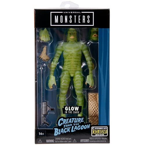 Universal Monsters Creature from The Black Lagoon Glow-in-The-Dark 6-Inch Action Figure - Entertainment Earth limited availability