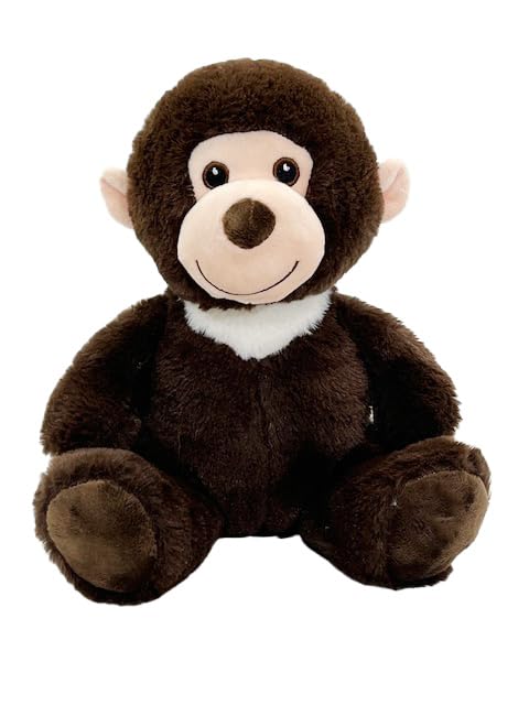 Anico 10' Plush Brown Monkey With Embroidered Eyes
