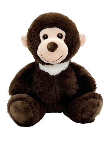 Anico 10' Plush Brown Monkey With Embroidered Eyes