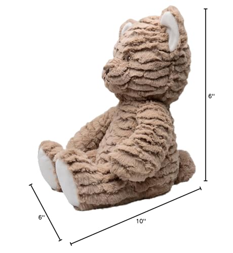 Premium, Soft Stuffed Animal Toy For Babies, Infants And Toddlers, Little Me Tan Plush Teddy Bear (10 In. Sitting)