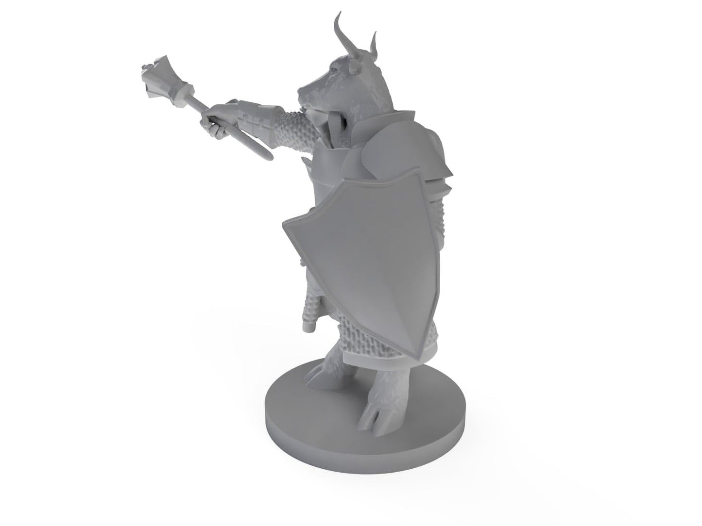 Minotaur Male Cleric Tabletop Dnd Gaming Miniature