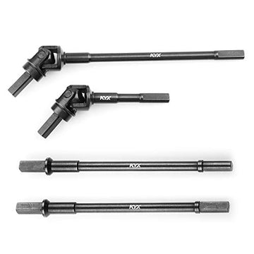 KYX Racing Hard Steel Front & Rear Axle CVD Straight Drive Shaft Dogbone for RC Crawler Car Axial SCX10 III AXI03007 SCX10.3