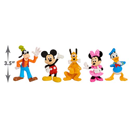 Mickey Mouse Collectible Figure Set, 5 Pack, Kids Toys For Ages 3 Up By Just Play