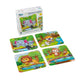 Puzzle Squad 4 in 1 Jigsaw Puzzle Animals Theme for Kids 4+ Years | 36 Pcs | Toys for Kids for Early Learning, Entertainment & S