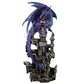 Pacific Giftware Guardian Dragon Protecting Castle With Rhinestone Rock Crystal Tabletop Decor Collectible Figurine Gift (11.75'