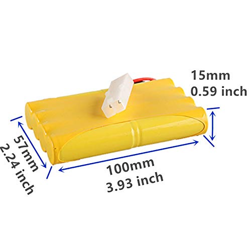 9.6V 700mAh Ni-Cd AA Battery Pack Rechargeable with Standard Tamiya Connector for Remote Control Electric Car Toys Truck Tank Ni