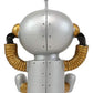 Ebros Gift Furrybones Gadget Figurine Hooded Skeleton Monster Retro Robot Collectible Decor Statue Gothic Dod Cyborg Ufo Tin Man Themed Furry Bones Decorative Sculpture