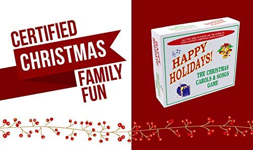 Christmas Carols & Song Game - Includes The Best and and Most Popular Carols and Songs in one Great Board Game. Add it to Your Collection for Your Christmas Party!