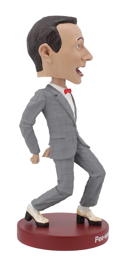 Royal Bobbles Pee Wee Herman Bobblehead Statue - 8 Inch Painted Polyresin Collectible