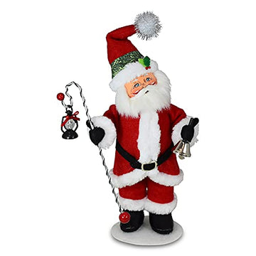 Hgb Annalee Evergreen Santa, 9 Inch