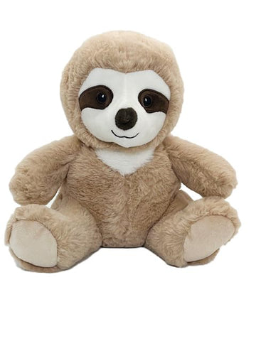 Anico 10' Plush Beige Sloth With Embroidered Eyes