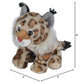 WILD REPUBLIC Bobcat Plush Stuffed Animal, 8" Cuddlekins, Multi, Polyester