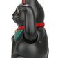 Eigramset Monkey King Feng Shui Lucky Cats Lucky Beckoning Waving Wealth Cat Maneki Neko 6' Tall Black,Gold,Mk9904