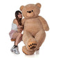 BACK BANCHERS Fluffy Teddy Bear for Girl Valentine, Christmas and New Year Gift, Teddy Bear Soft Gift 2 Feet Original Brown (New