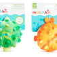 Munchkin® Pop Squish™ Bath Toy - Mold Free Sensory & Fidget Play, Turtle & Pufferfish, Small, Yellow/Green for Baby & Toddler