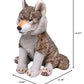 WILD REPUBLIC Plush Wolf Toy, 15" Size, Made from Recycled Materials, Model 27434