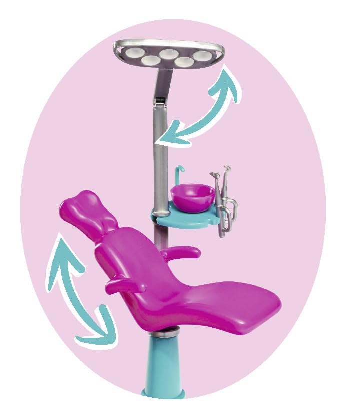 Simba Toys SL Dentist Playset, Plastic, Multicolor, Model 105733514
