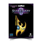 JINX Starcraft II: Heart of The Swarm Protoss Sticker, Yellow, 2 Multi-Size Stickers