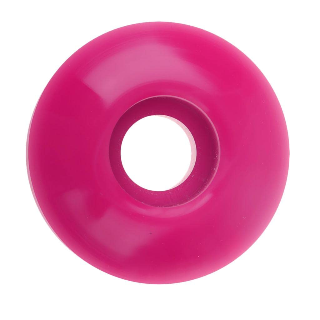 100A Childrens Cruiser Longboard Skateboard Kick Scooter PU Wheels Rose Red