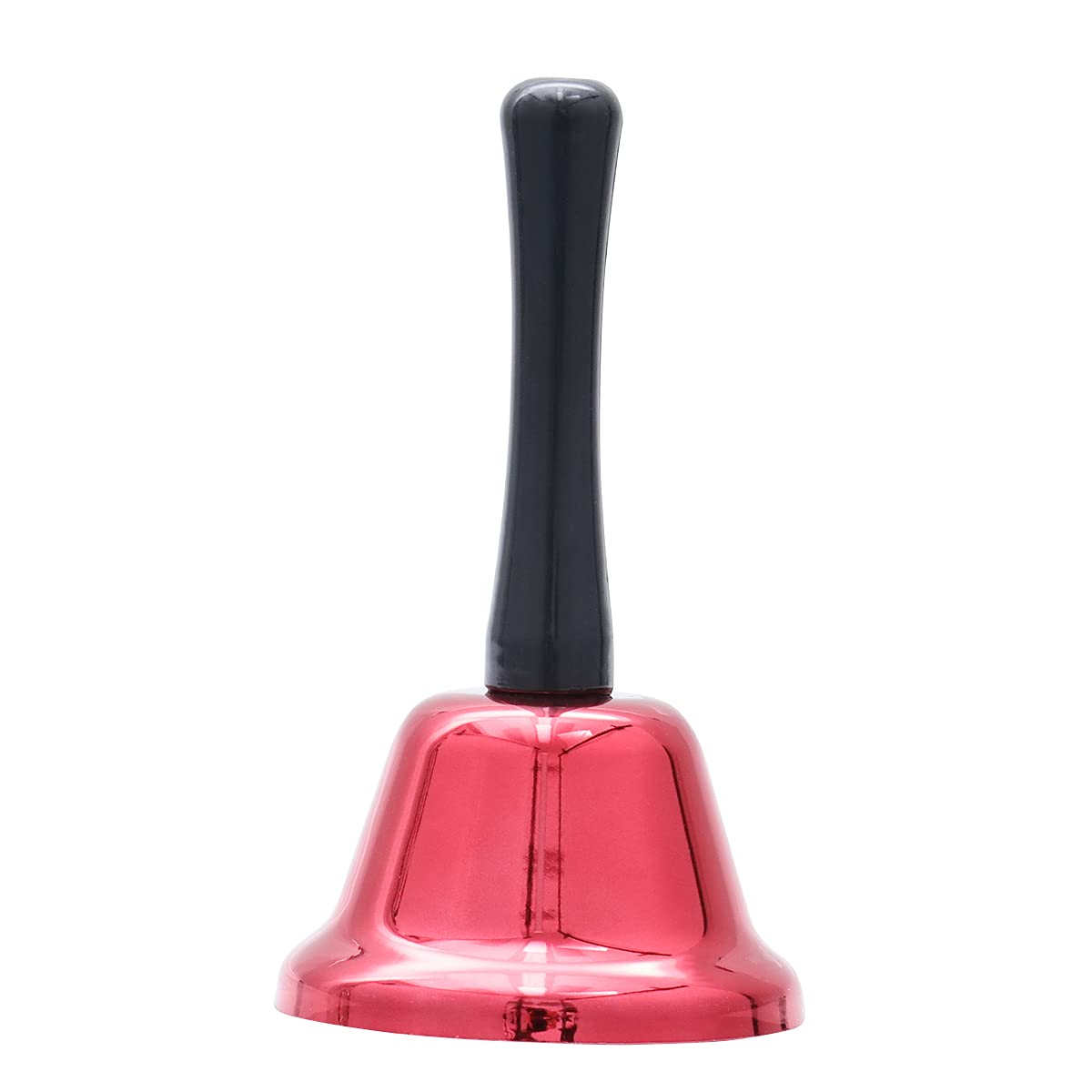Exceart 1Pc Metal Hand Bell Toy Portable Durable Handbell Hand Percussion Bells Musical Instrument Toy Red