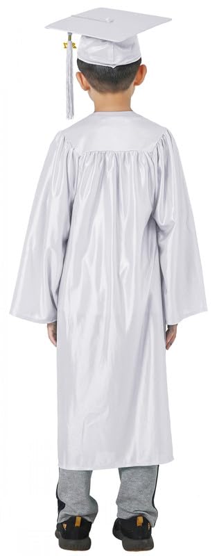 Graduatepro Kindergarten Graduation Cap And Gown Package Class Of 2025 For Kids With Stole Certificate As Party Gift White 27